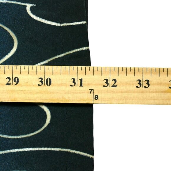 Vtg Anchor Blue Flame shirt 100% polyester shirt collar button up L Large - Picture 5 of 5